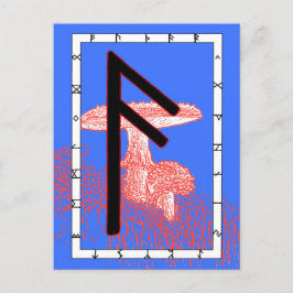 Postal Rune Ansuz - Postcard inspirador