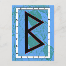 Postal Rune Berkano - Postcard Madre Tierra