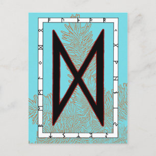 Postal Rune Dagaz - Postcard de gran avance