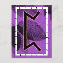 Postal Rune Perthro - Postcard de Karma