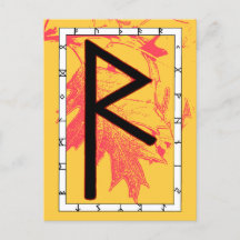 Rune Raidho - Postcard balance