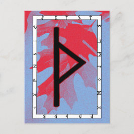 Postal Rune Thurisaz - Postcard de defensa