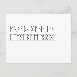 Postal Runes Elder Futhark