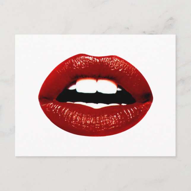 Postal Rupby Red Lips (Anverso)