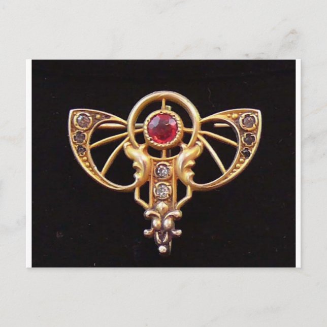 Postal Ruptura Art Nouveau Pin 2 (Anverso)