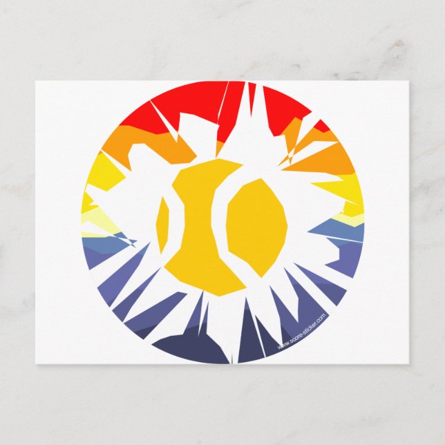 Postal Ruptura de tenis (Anverso)