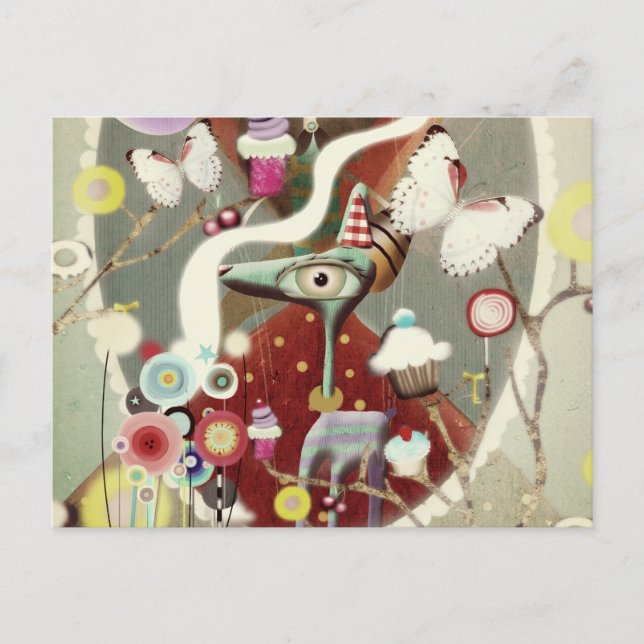 Postal Rupydetequila caramelo de invierno  (Anverso)