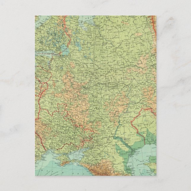 Postal Rusia compuesta, Finlandia (Anverso)