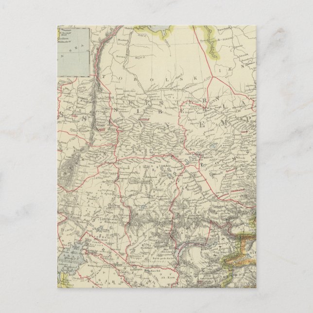 Postal Rusia en Asia (Anverso)