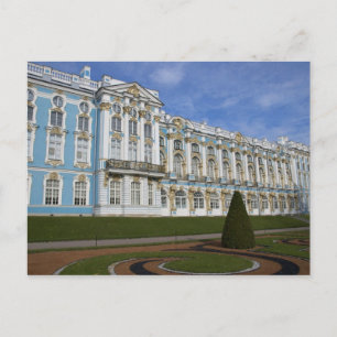Postal Rusia, San Petersburgo, Pushkin, 4 de Catalina