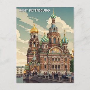 Postal Rusia Viaje a San Petersburgo