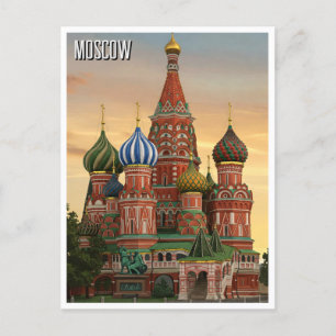 Postal Rusia: Viajes a Moscú