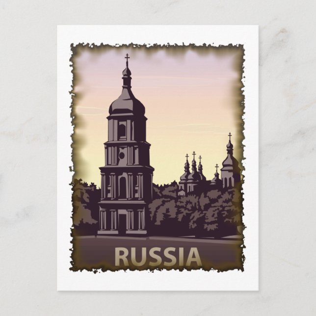 Postal Rusia vintage (Anverso)