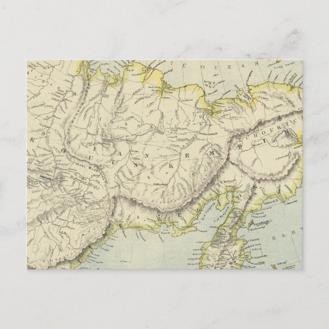 Postal Rusia y Siberia (Anverso)