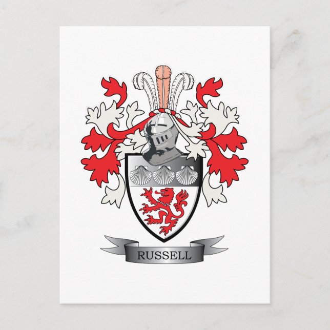 Postal Russell Coat of Arms (Anverso)