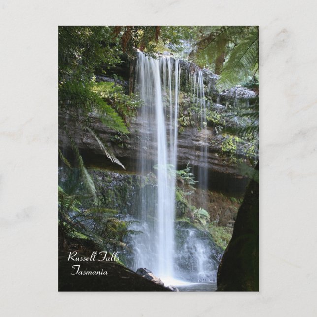 Postal Russell Falls, Tasmania, Australia Postcard (Anverso)