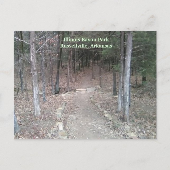 Postal Russellville, Arkansas Park Trail (Anverso)