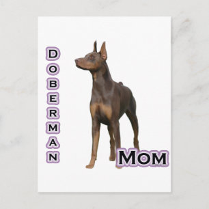 Postal Rust Doberman Mom 4