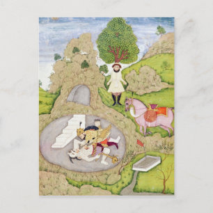 Postal Rustam mata al demonio blanco