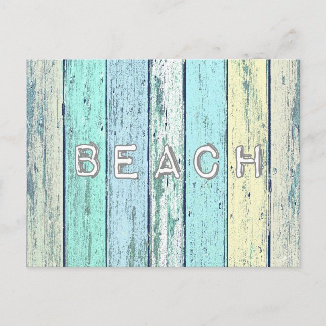 Postal Rustic Beach Driftwood (Anverso)