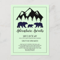 Rustic Woodland Lleva Baby Shower Por Correo