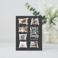 Rústico marco blanco/negro ID de Collage de fotos1