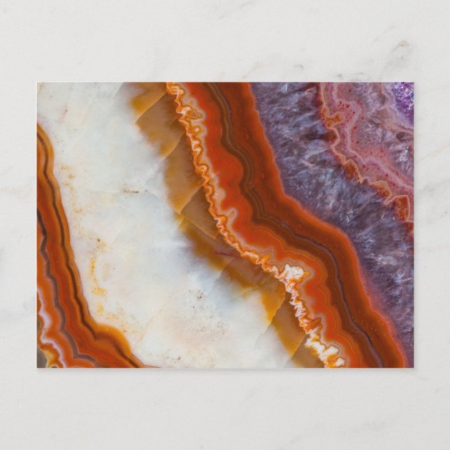 Postal Rusty Amethyst Agate (Anverso)