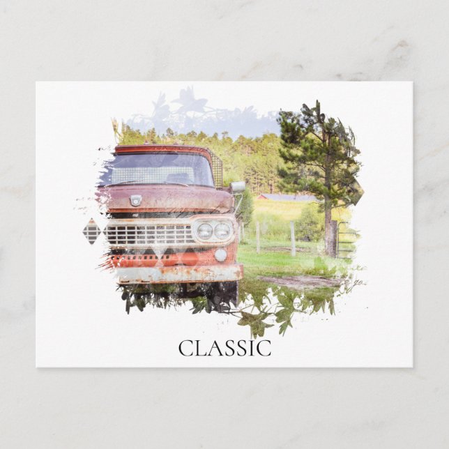 Postal *~* Rusty Classic Vintage (Anverso)