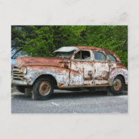 Rusty coche antiguo