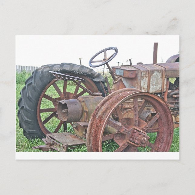 Postal Rusty Tractor (Anverso)