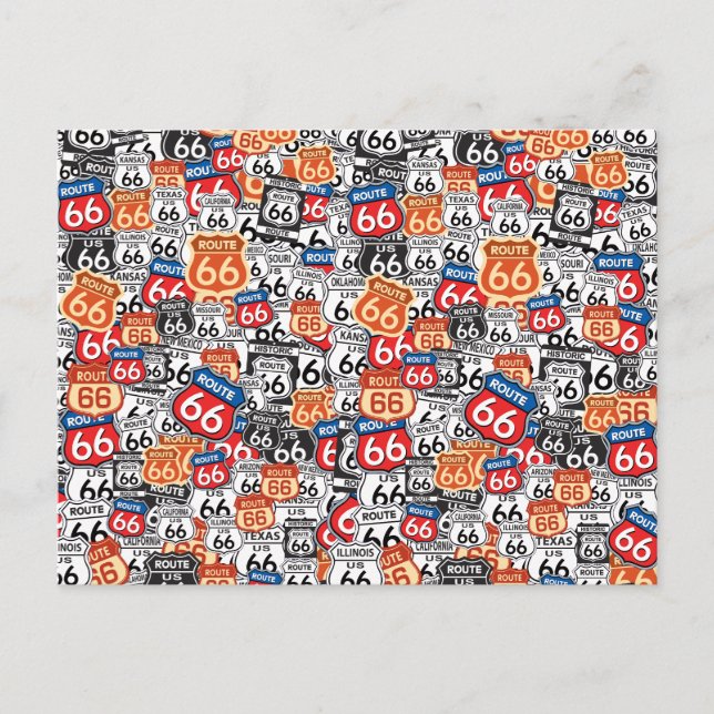 Postal Ruta 66 (Anverso)