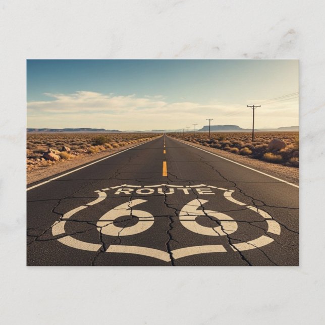 Postal Ruta 66 (Anverso)