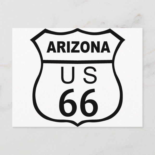 Postal Ruta 66 (Anverso)