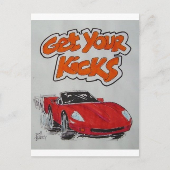 Postal Ruta 66 (Anverso)