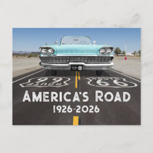 Postal Ruta 66 Centenario Histórico
