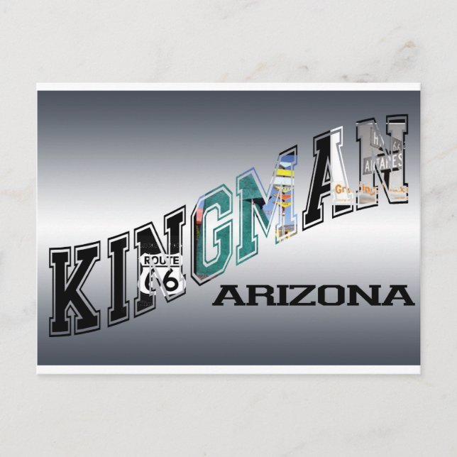 Postal ruta 66 de kingman arizona (Anverso)