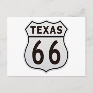 Postal Ruta 66 Texas