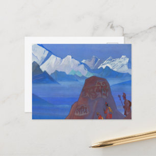 Postal Ruta a Kailas por Nicholas Roerich