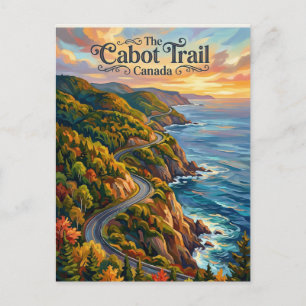 Postal Ruta Cabot Canadá