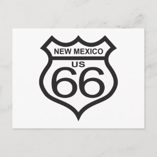 Postal Ruta de Nuevo México US 66