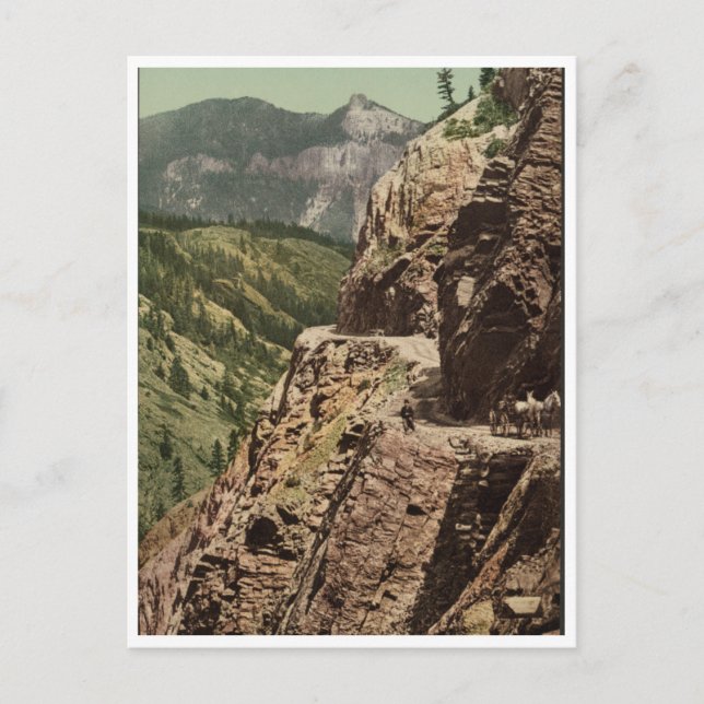 Postal Ruta de peaje de Ouray y Silverton (Anverso)