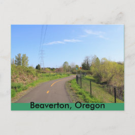 Postal Ruta de sendero para bicicletas y caminata en Powe