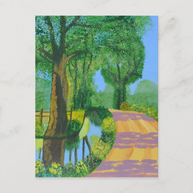 Postal Ruta de verano (Anverso)