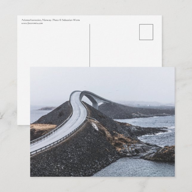 Postal Ruta del Océano Atlántico (Anverso / Reverso)
