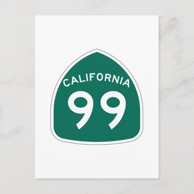 Postal Ruta Estatal de California 99 (Anverso)