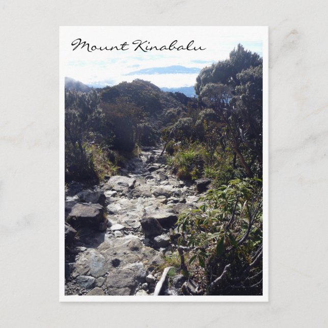 Postal ruta kinabalu (Anverso)