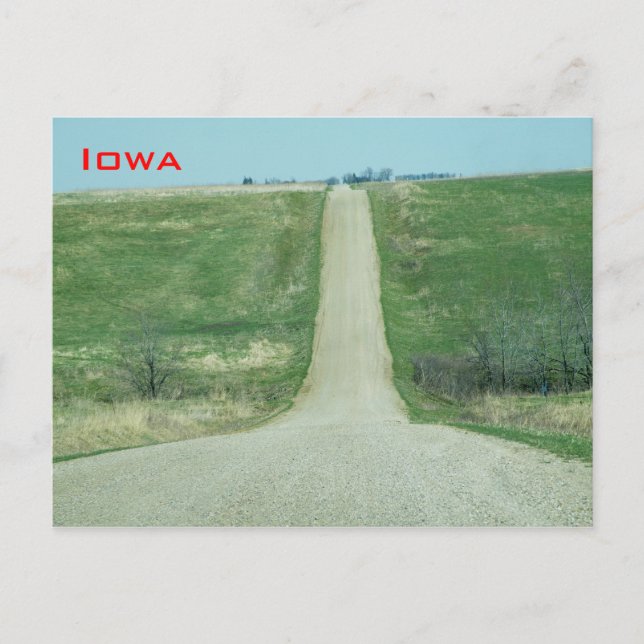 Postal Ruta sucia - rural Iowa (Anverso)