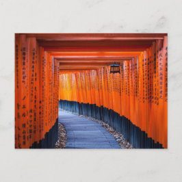 Postal Ruta Torii del santuario Fushimi Inari-Taisha