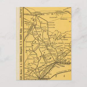 Postal Rutas internacionales de buques de vapor, Nueva Es