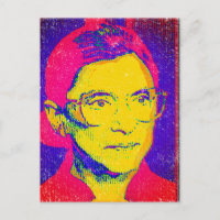 Ruth Bader Ginsburg 1983, retrato de arte pop